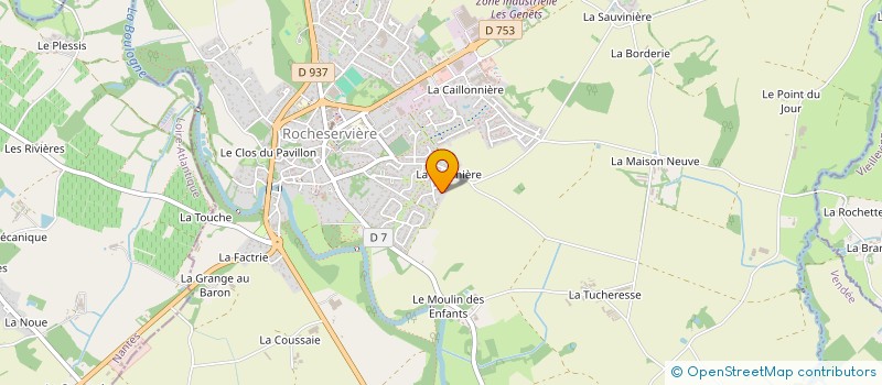 localisation de l'entreprise NOV' NETTOYAGE  ROCHESERVIERE