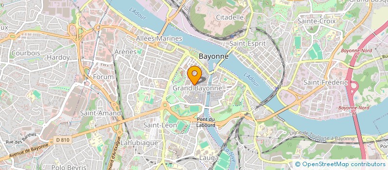localisation de l'entreprise NOV17 à BAYONNE