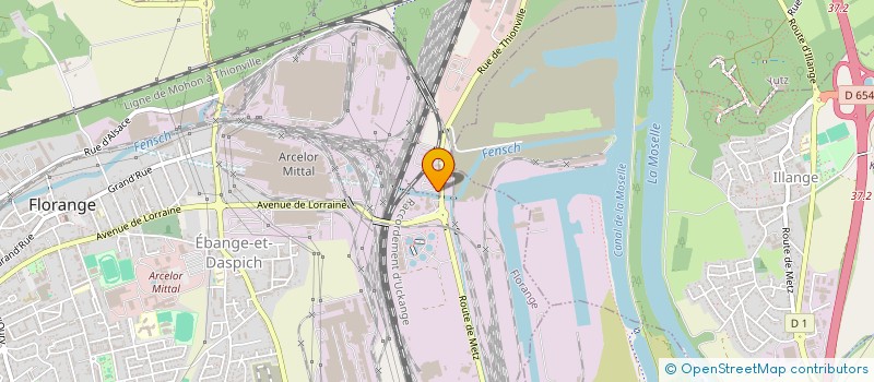 localisation de l'entreprise NOVA 1 à THIONVILLE