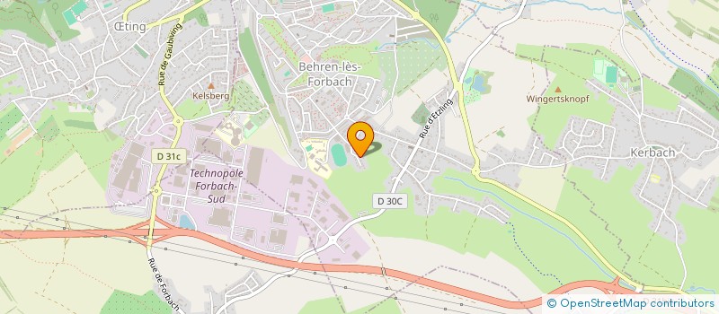 localisation de l'entreprise NOVA 2.0  BEHREN-LES-FORBACH