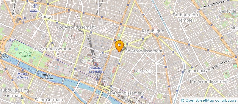 localisation de l'entreprise NOVA à PARIS