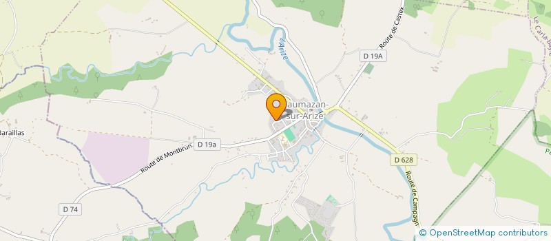 localisation de l'entreprise NOVA à DAUMAZAN-SUR-ARIZE