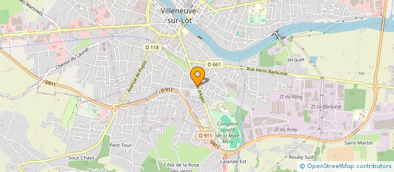 localisation de l'entreprise NOVA à VILLENEUVE-SUR-LOT