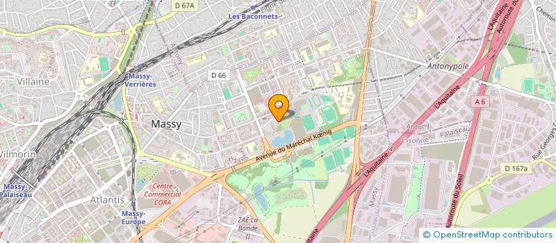 localisation de l'entreprise NOVA à MASSY