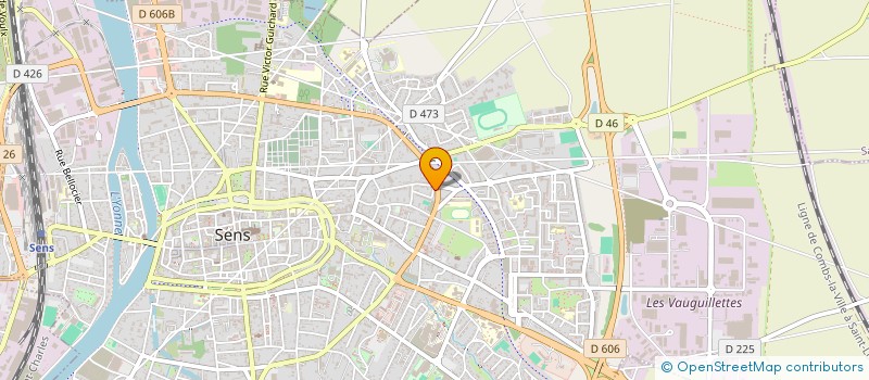 localisation de l'entreprise NOVA à SENS