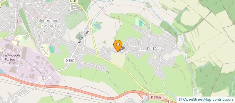 localisation de l'entreprise NOVA  BEHREN-LES-FORBACH