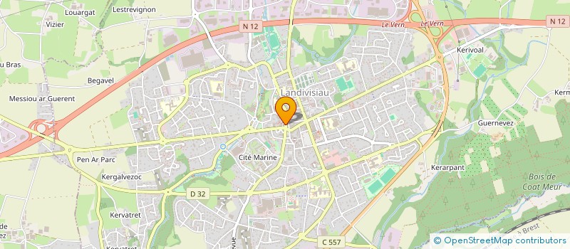 localisation de l'entreprise NOVA  LANDIVISIAU