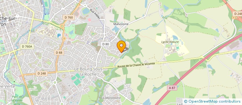 localisation de l'entreprise NOVA à LA ROCHE-SUR-YON