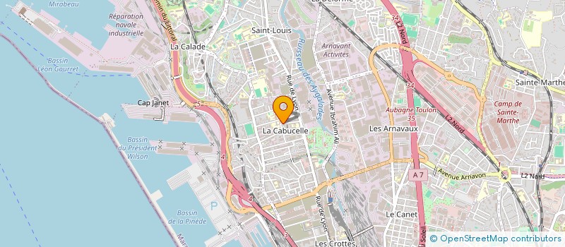 localisation de l'entreprise NOVA à MARSEILLE