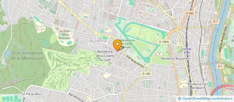 localisation de l'entreprise NOVA à GARCHES