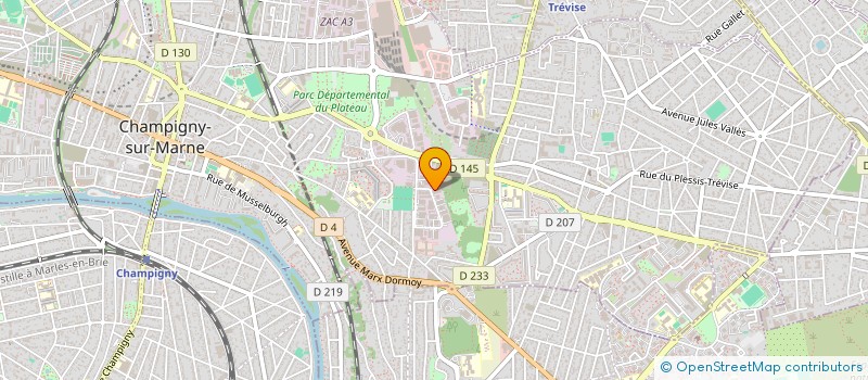 localisation de l'entreprise NOVA à CHAMPIGNY-SUR-MARNE