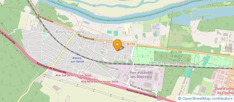 localisation de l'entreprise NOVA  ROSNY-SUR-SEINE