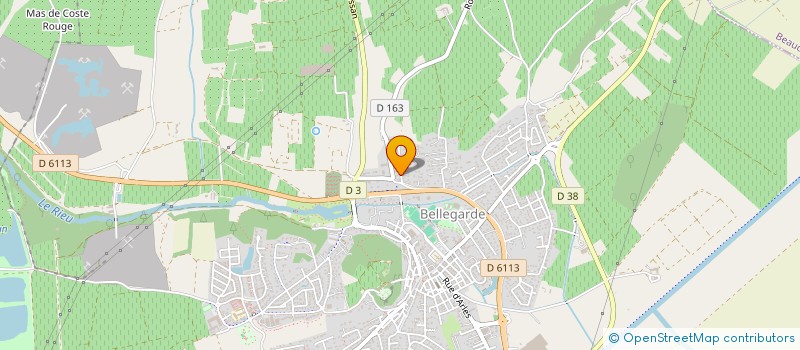 localisation de l'entreprise NOVA  BELLEGARDE