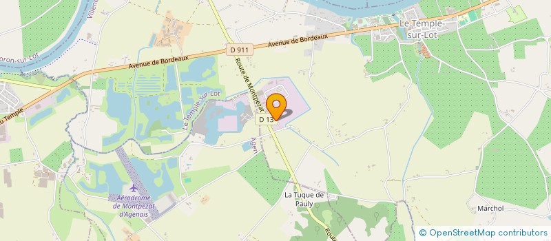 localisation de l'entreprise NOVA  LE TEMPLE-SUR-LOT