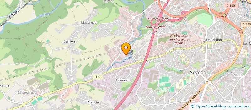 localisation de l'entreprise NOVA AGENCEMENT  CHAVANOD