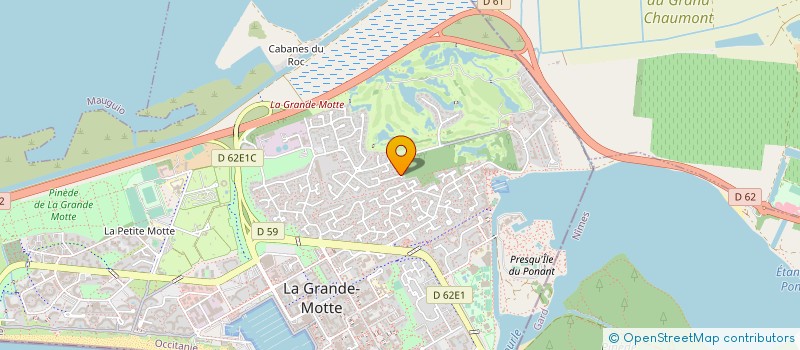 localisation de l'entreprise NOVA AMENAGEMENT à LA GRANDE-MOTTE