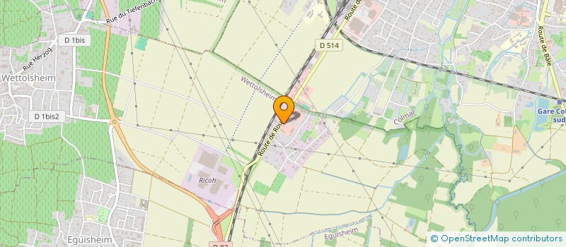 localisation de l'entreprise NOVA ARCHITECTURE  WETTOLSHEIM