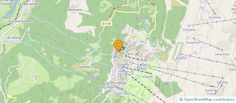 localisation de l'entreprise NOVA ARCS 1800 - GUILLEMOT  BOURG-SAINT-MAURICE