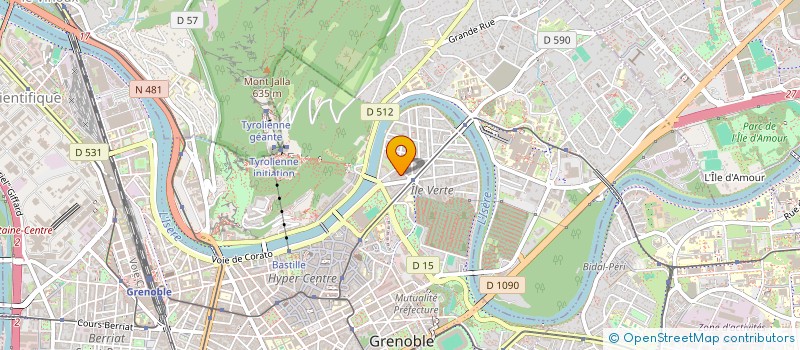 localisation de l'entreprise NOVA BAND à GRENOBLE