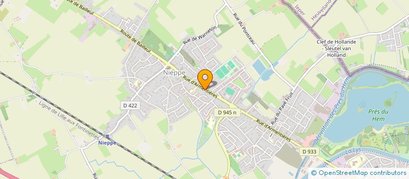 localisation de l'entreprise NOVA BAT  NIEPPE