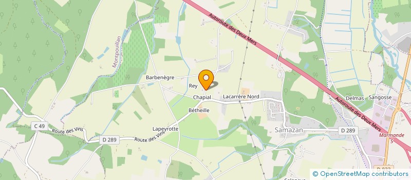 localisation de l'entreprise NOVA BODEGA  SAMAZAN