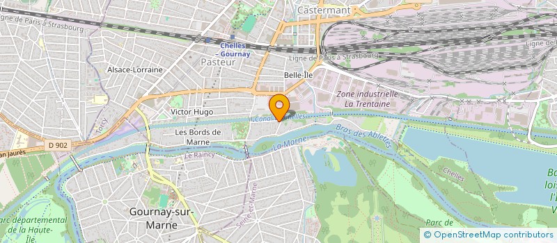 localisation de l'entreprise NOVA BULDING  CHELLES