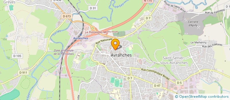 localisation de l'entreprise NOVA CAPITAL  AVRANCHES