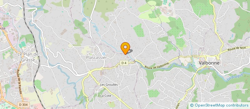 localisation de l'entreprise NOVA CARE  CHATEAUNEUF-GRASSE