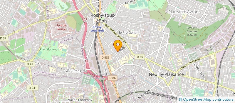 localisation de l'entreprise NOVA CASA à ROSNY-SOUS-BOIS