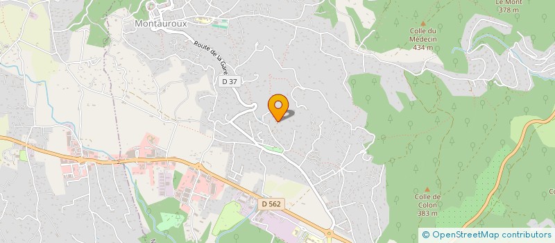 localisation de l'entreprise NOVA CHAUFFAGE à MONTAUROUX