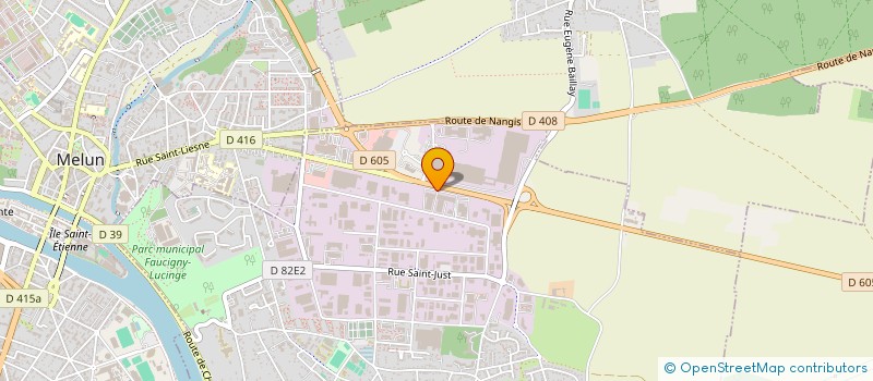 localisation de l'entreprise NOVA CLIM à VAUX-LE-PENIL