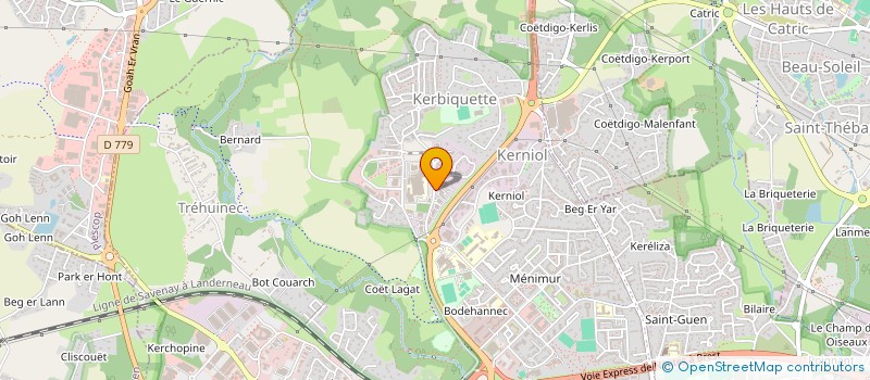 localisation de l'entreprise NOVA CM DISTRIBUTION à VANNES