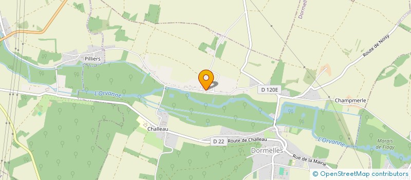 localisation de l'entreprise NOVA - CONSEIL & FORMATION  DORMELLES