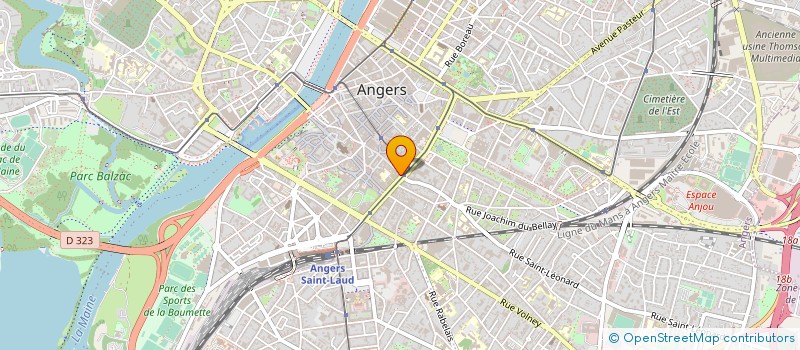 localisation de l'entreprise NOVA D'ANJOU à ANGERS