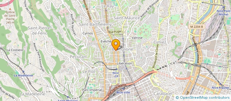 localisation de l'entreprise NOVA DECO BAT  NICE