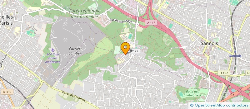 localisation de l'entreprise NOVA DESIGN  SANNOIS