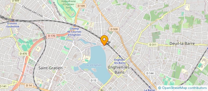 localisation de l'entreprise NOVA DEVELOPMENT MGI  ENGHIEN-LES-BAINS