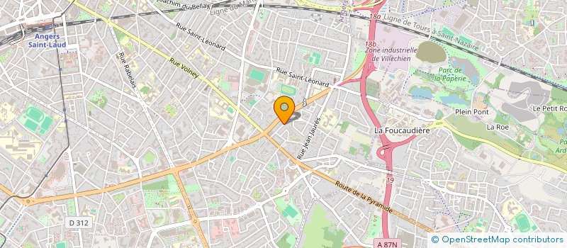 localisation de l'entreprise NOVA DOM SERVICES à ANGERS
