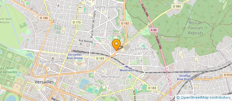 localisation de l'entreprise NOVA DURA SOLUTIONS à VERSAILLES