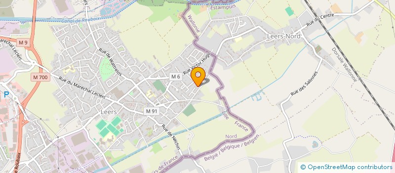 localisation de l'entreprise NOVA ELECTRICITE  LYS-LEZ-LANNOY