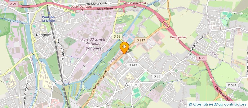 localisation de l'entreprise NOVA ENERGIE  WAZIERS