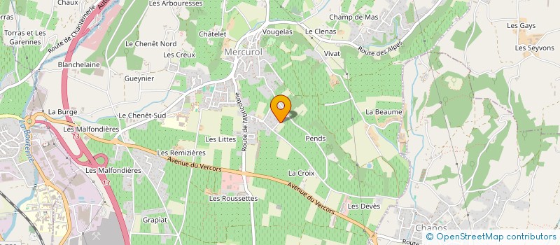 localisation de l'entreprise NOVA EXECUTIVE  MERCUROL-VEAUNES