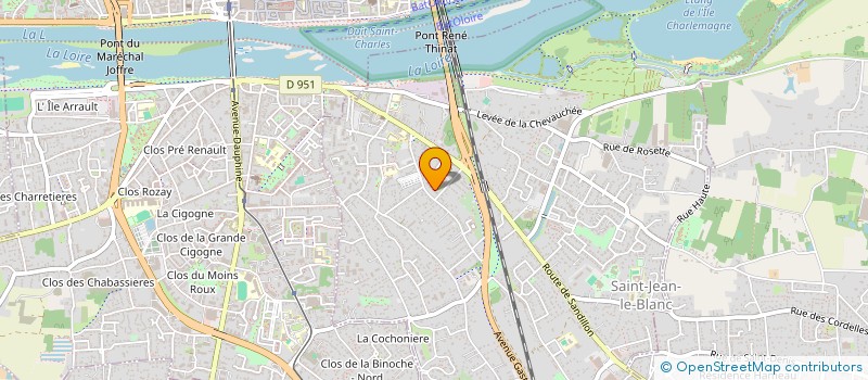 localisation de l'entreprise NOVA EXPRESS 45  SAINT-JEAN-LE-BLANC