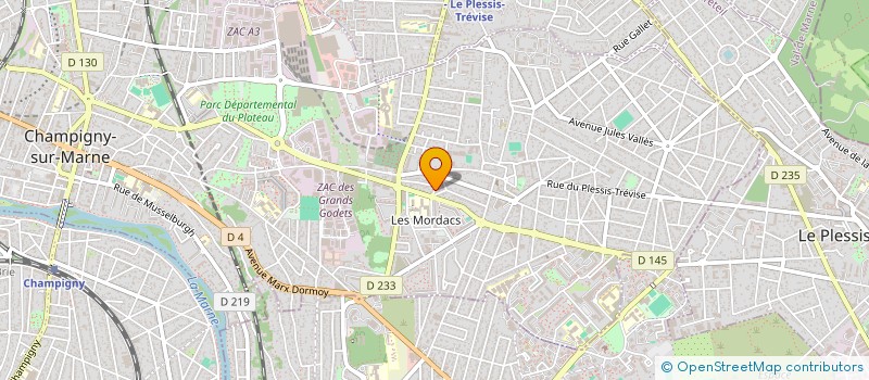 localisation de l'entreprise NOVA GREEN  CHAMPIGNY-SUR-MARNE