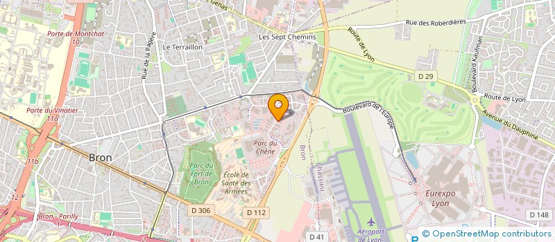 localisation de l'entreprise NOVA GREEN à BRON