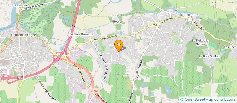 localisation de l'entreprise NOVA HOLDING à LES GARENNES SUR LOIRE