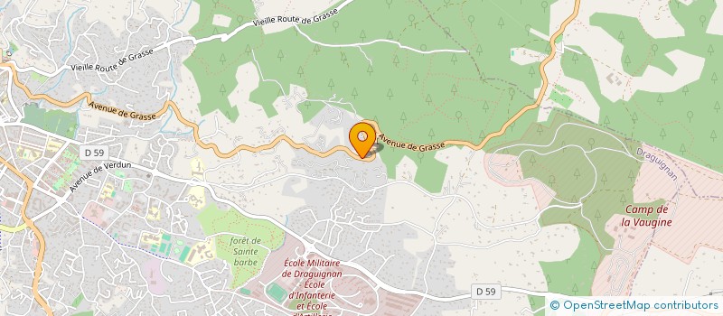 localisation de l'entreprise NOVA HOLDING  DRAGUIGNAN