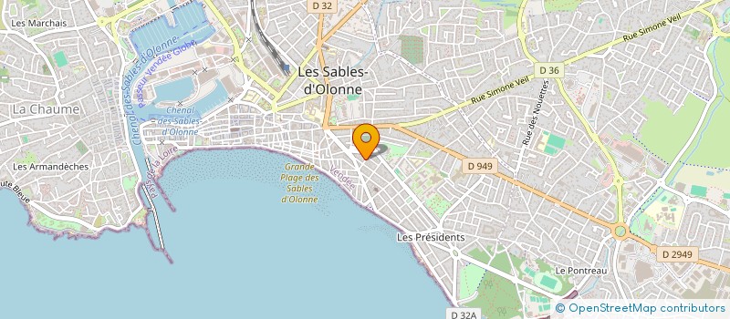 localisation de l'entreprise NOVA HOME à LES SABLES-D'OLONNE
