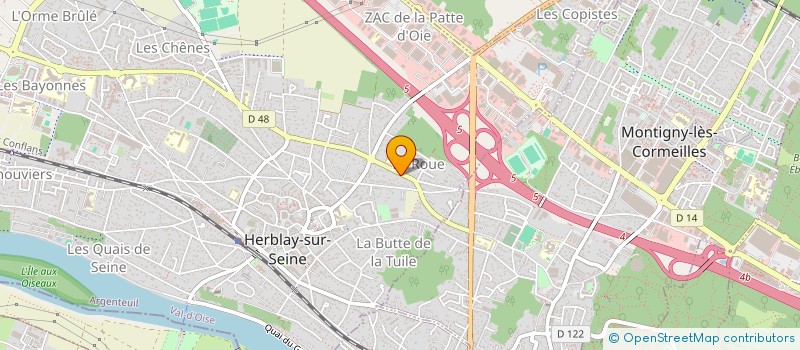 localisation de l'entreprise NOVA IMMO  HERBLAY-SUR-SEINE