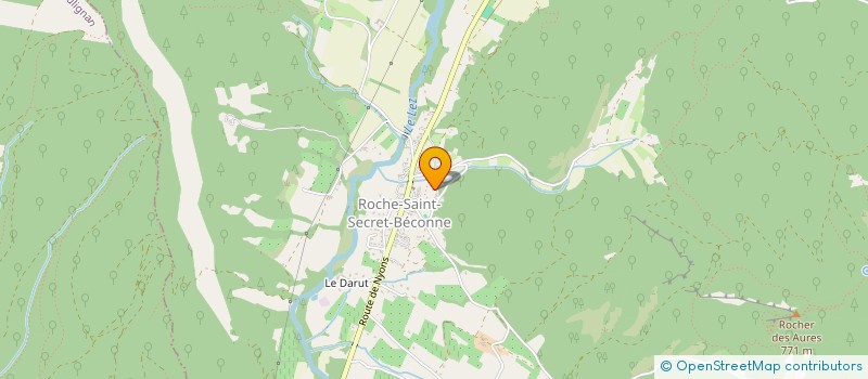 localisation de l'entreprise NOVA IMMO  ROCHE-SAINT-SECRET-BECONNE